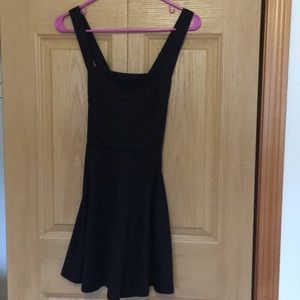 Black Forever 21 skater dress